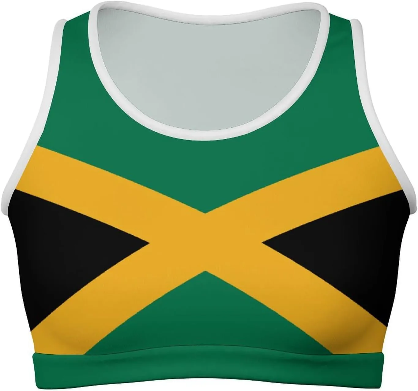 Venezuelan Flag Basic Crop Tank Tops Sleeveless Cute Crop Top for Women