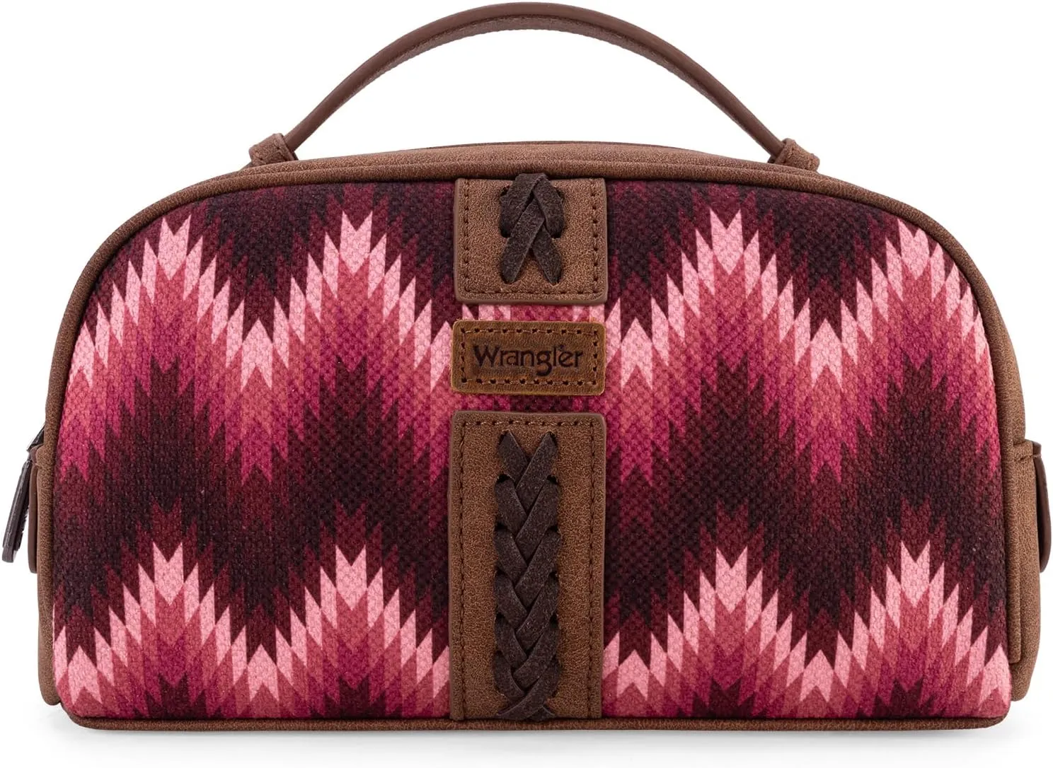 Wrangler Makeup Pouch Bag Mini Western Toiletry Purse Cosmetic Organizer Paisley Travel Pouch for Women