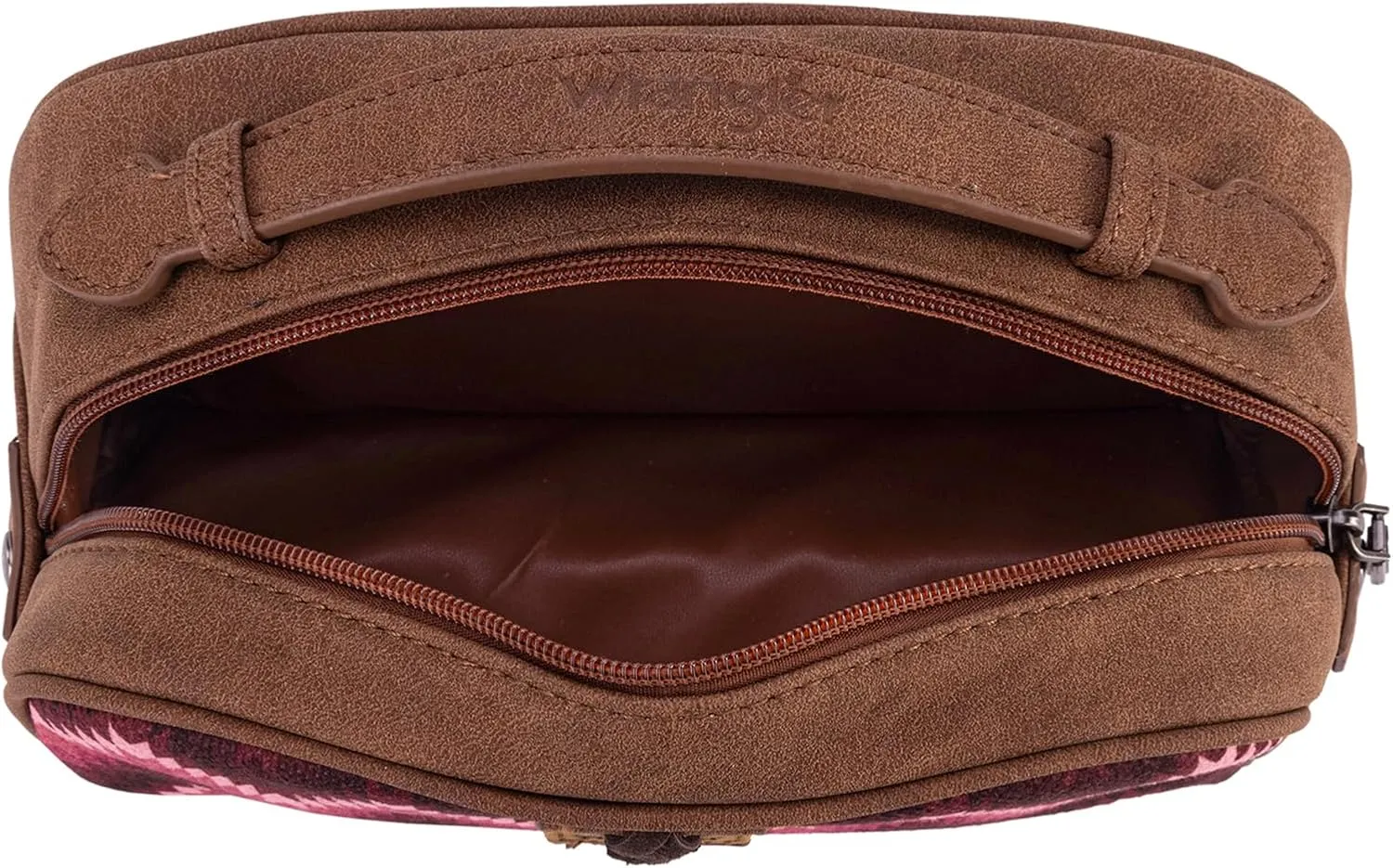 Wrangler Makeup Pouch Bag Mini Western Toiletry Purse Cosmetic Organizer Paisley Travel Pouch for Women