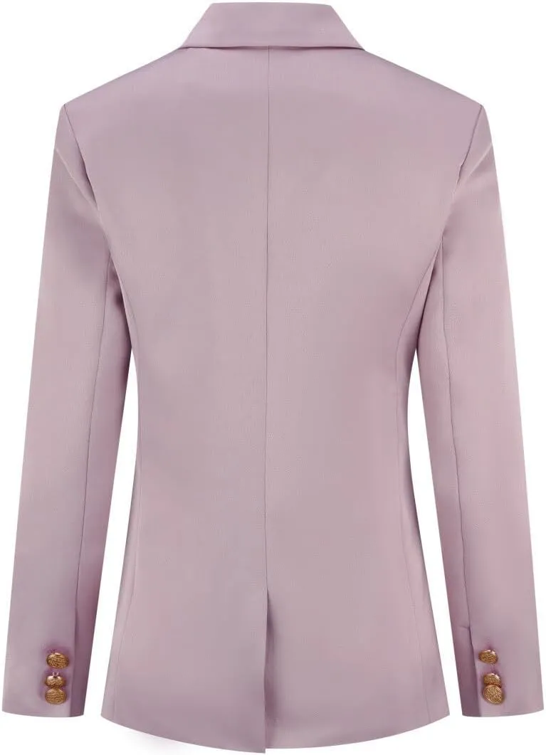 YYNUDA Women's Business Suit Set Ladies 2 Piece Office Work Solid Blazer Jacket and Pants